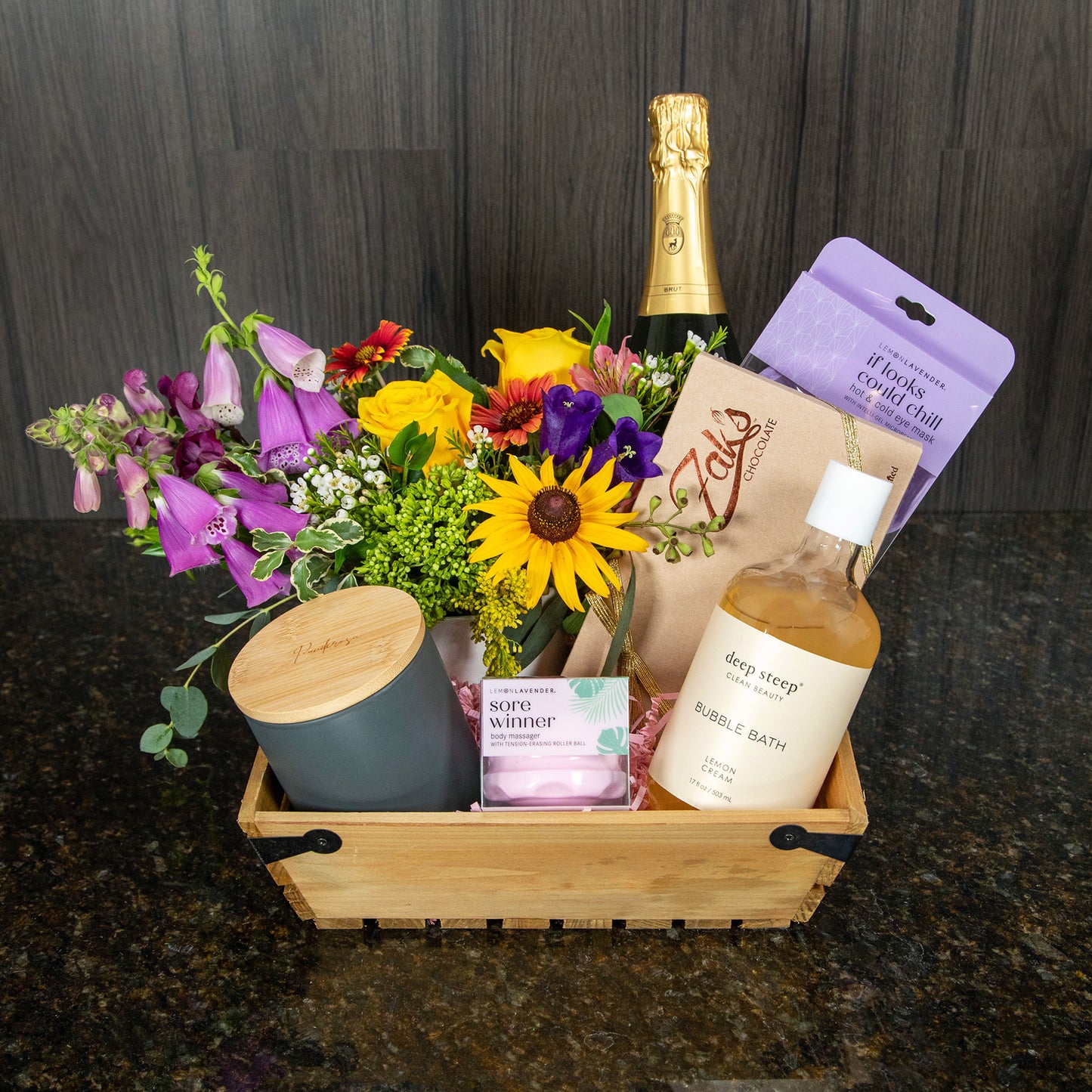 Deluxe Treat Yourself Gift Basket