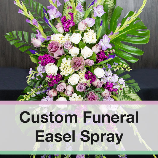 Custom Funeral Easel Spray