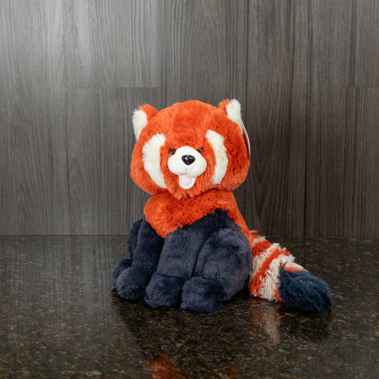 a plush red panda toy