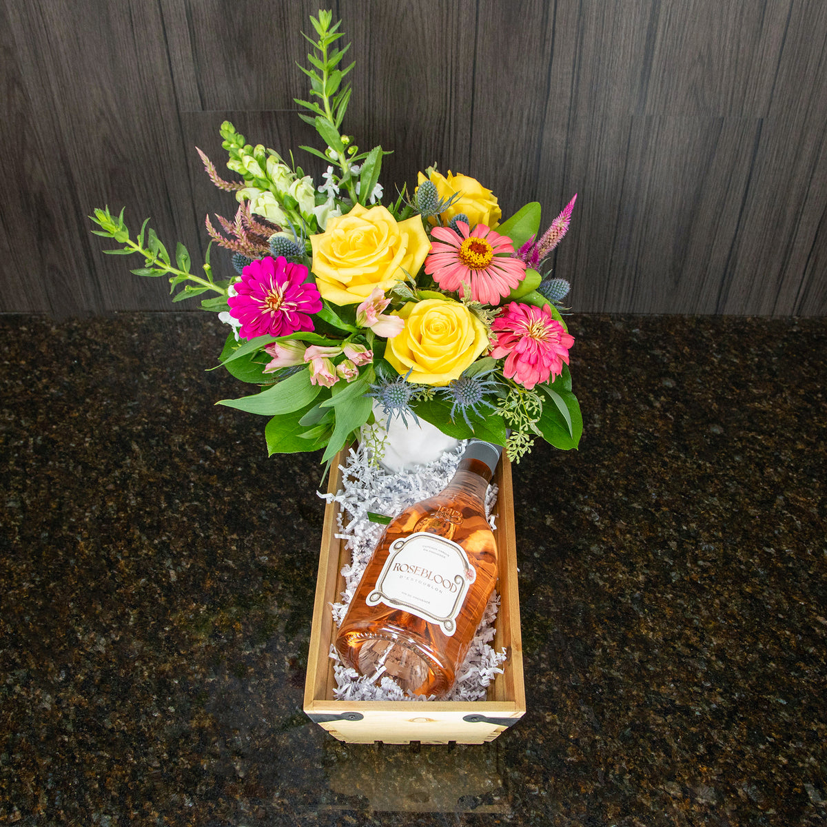 Wine and Flowers